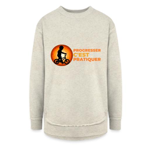 On the Move Towards Progress - Women's Weekend Tunic Fleece Sweatshirt