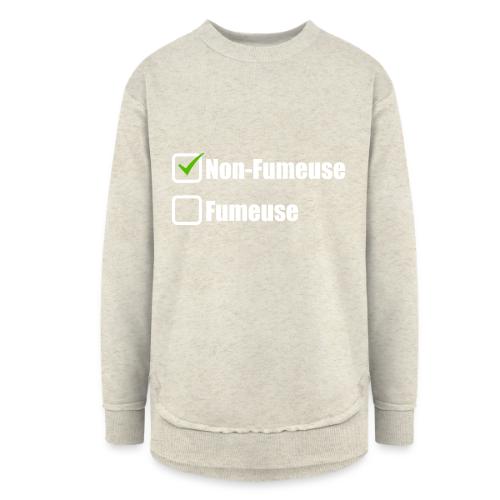 Non-smoking - Women's Weekend Tunic Fleece Sweatshirt