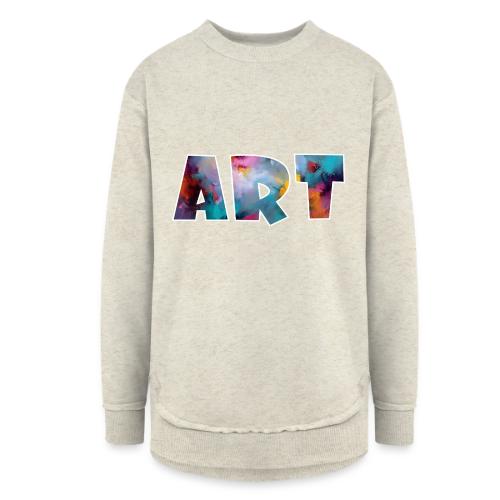 Art in Color - Women's Weekend Tunic Fleece Sweatshirt