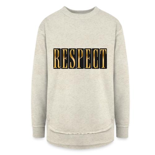 Golden Respect - Women's Weekend Tunic Fleece Sweatshirt