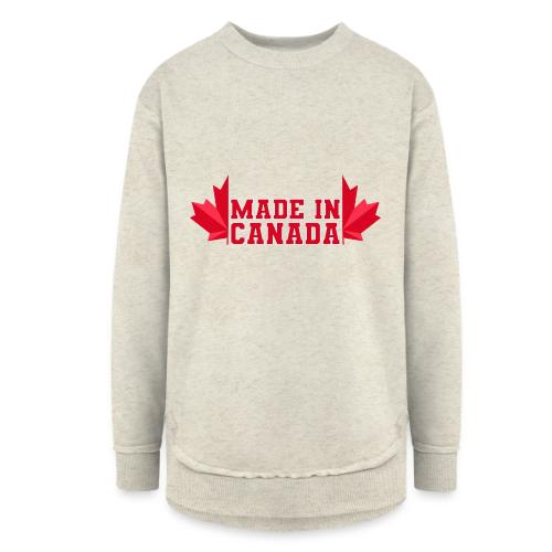 Made in Canada - Women's Weekend Tunic Fleece Sweatshirt