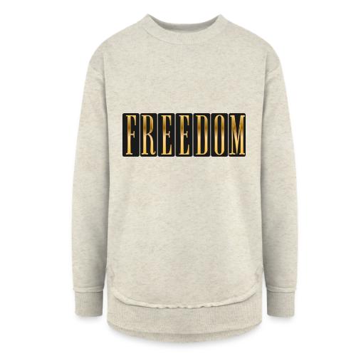 Freedom Shines - Women's Weekend Tunic Fleece Sweatshirt