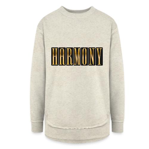 Golden Harmony - Women's Weekend Tunic Fleece Sweatshirt