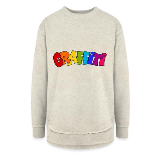 Graffiti - Women's Weekend Tunic Fleece Sweatshirt
