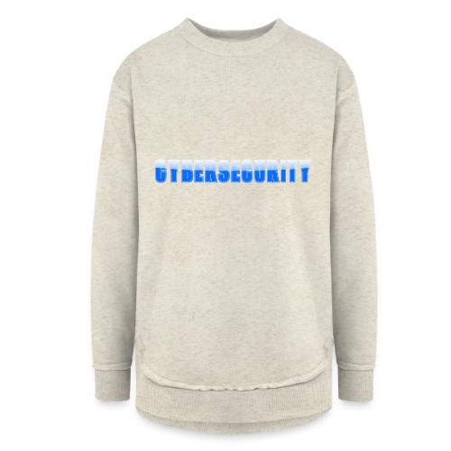 Cybersecurity Word Art Design - Women's Weekend Tunic Fleece Sweatshirt