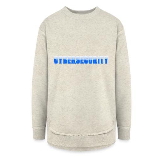 Cybersecurity Word Art Design - Women's Weekend Tunic Fleece Sweatshirt