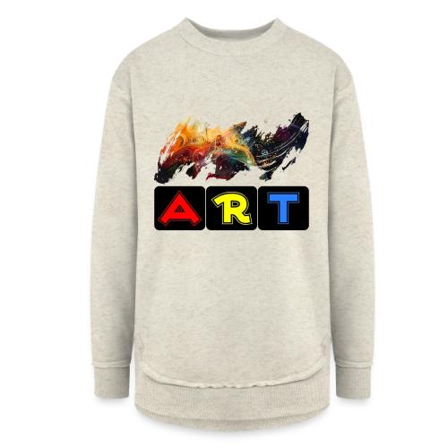 Pulse of Art - Women's Weekend Tunic Fleece Sweatshirt