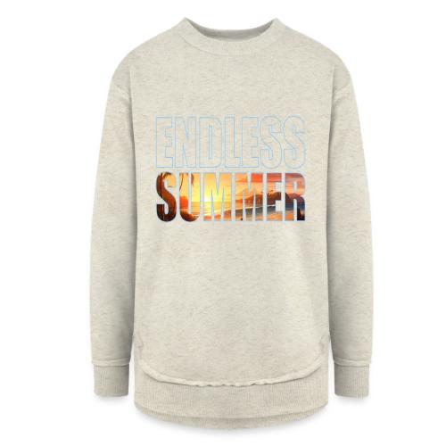 Golden Summer Vibes - Women's Weekend Tunic Fleece Sweatshirt