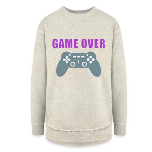 Game Over Gamer Controller Design - Women's Weekend Tunic Fleece Sweatshirt