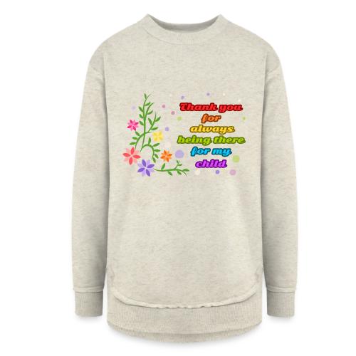 Heart of the Classroom - Women's Weekend Tunic Fleece Sweatshirt