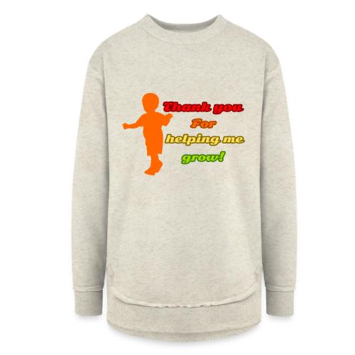 Roots and Wings - Women's Weekend Tunic Fleece Sweatshirt