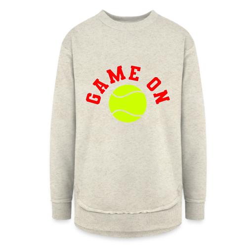 Game On Tennis - Women's Weekend Tunic Fleece Sweatshirt