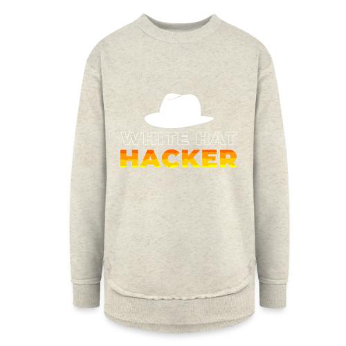 White Hat Hacker - Women's Weekend Tunic Fleece Sweatshirt