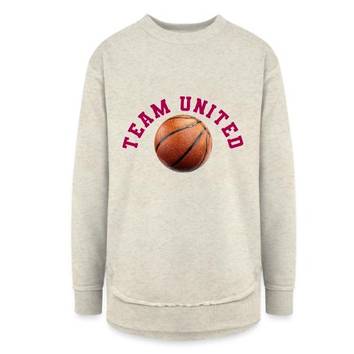 Team United Basketball Unity Design - Women's Weekend Tunic Fleece Sweatshirt