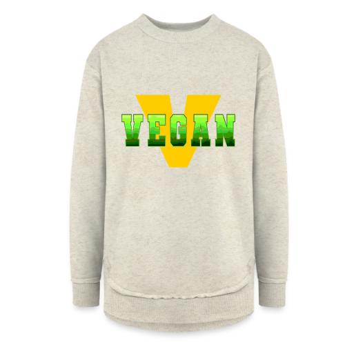 Vegan Energy V - Women's Weekend Tunic Fleece Sweatshirt