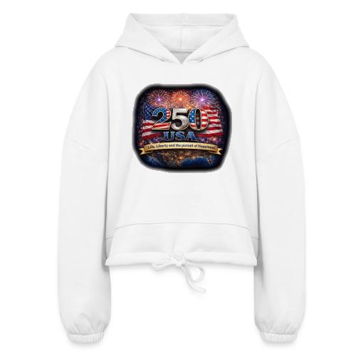 USA 250th Celebration - Women’s Cropped Hoodie