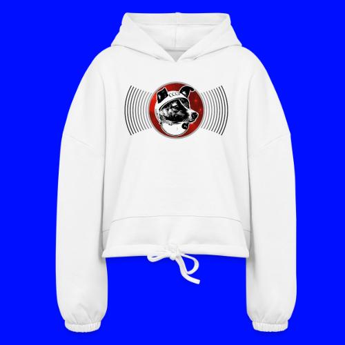 Laika The Space Dog - Women’s Cropped Hoodie