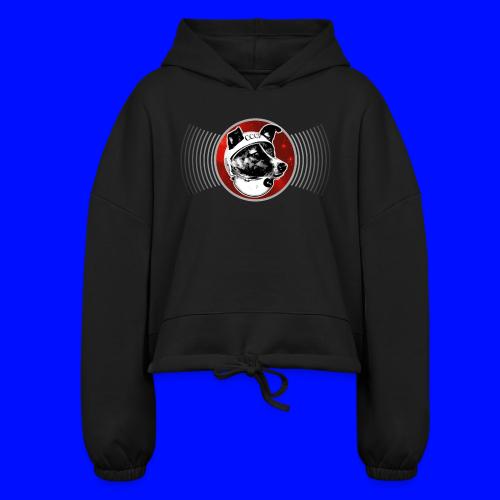 Laika The Space Dog - Women’s Cropped Hoodie