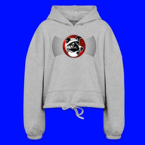 Laika The Space Dog - Women’s Cropped Hoodie