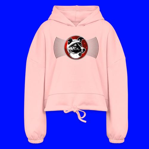 Laika The Space Dog - Women’s Cropped Hoodie