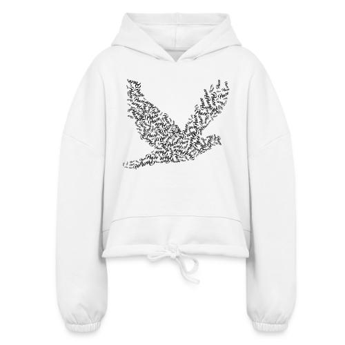 DOVE Peace in FLIGHT - Women’s Cropped Hoodie