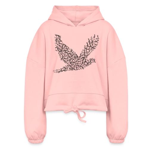 DOVE Peace in FLIGHT - Women’s Cropped Hoodie