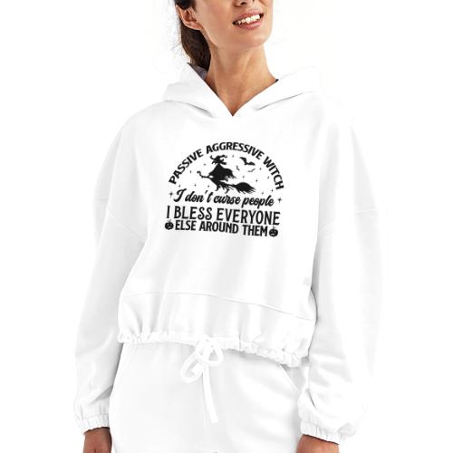 Passive Aggressive Witch - Women’s Cropped Hoodie