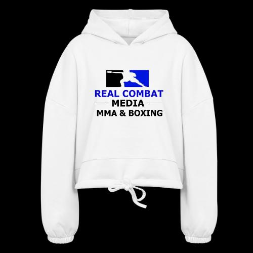 RCM MMA & BOXING Blue Logo - Women’s Cropped Hoodie