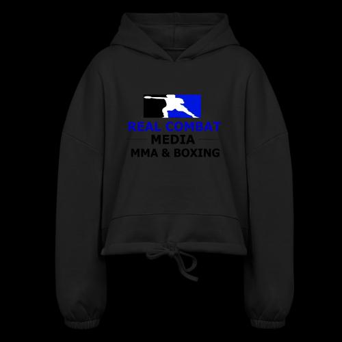RCM MMA & BOXING Blue Logo - Women’s Cropped Hoodie