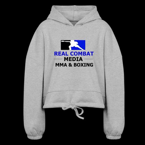 RCM MMA & BOXING Blue Logo - Women’s Cropped Hoodie