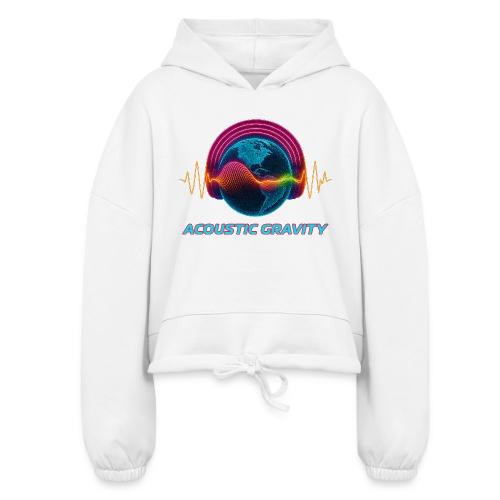 Earth's Headphones - Women’s Cropped Hoodie