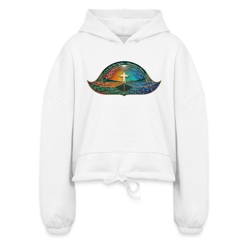 Easter Cast the Net Again T Shirt, abundance Gift - Women’s Cropped Hoodie