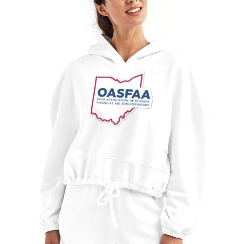 OASFAA Logo Color Cutout - Women’s Cropped Hoodie