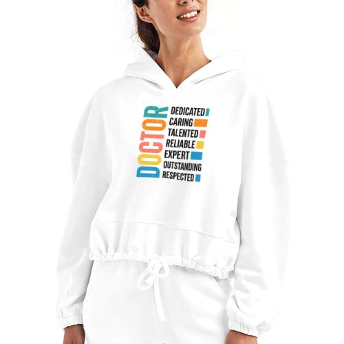 Proud Doctor Traits - Women’s Cropped Hoodie