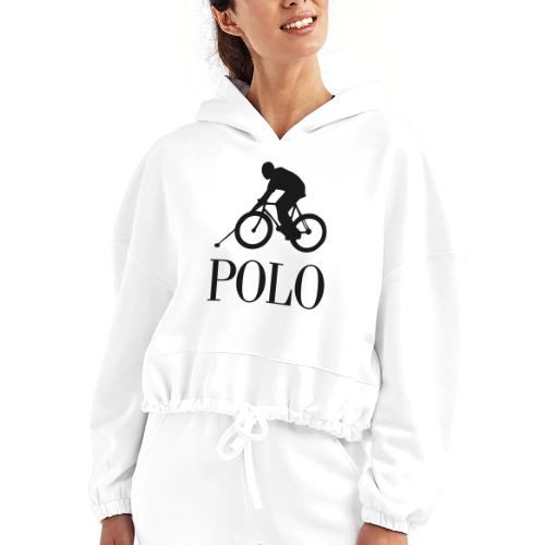 bike polo - Women’s Cropped Hoodie