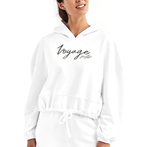 VoyageJJScript - Women’s Cropped Hoodie