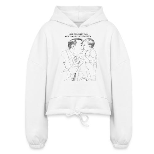 Dad Joke Blueprint T-Shirt - Women’s Cropped Hoodie