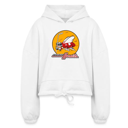 Hornets FUll on white - Women’s Cropped Hoodie
