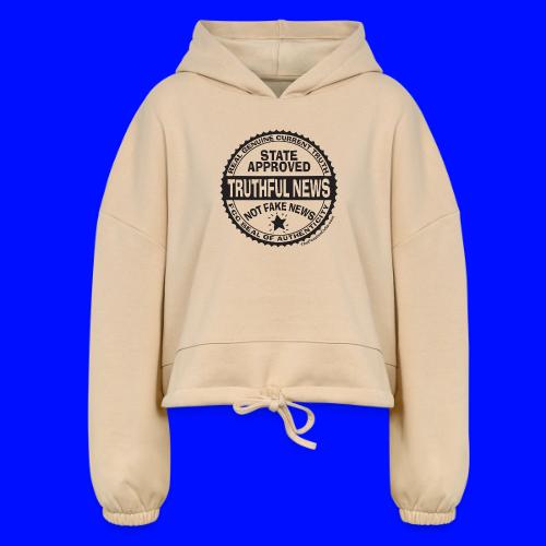 Truthful News FCC Seal - Women’s Cropped Hoodie