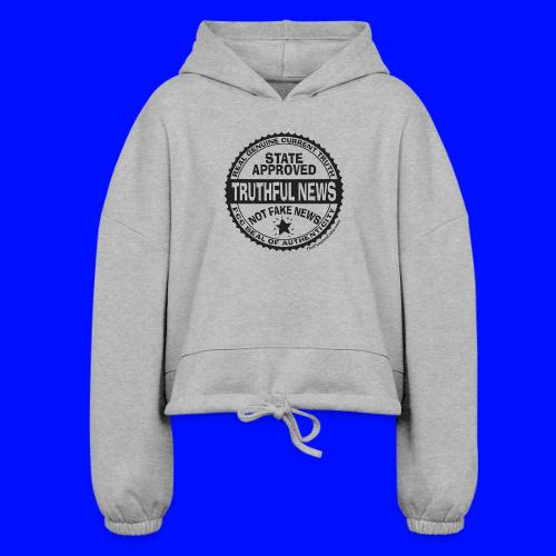 Truthful News FCC Seal - Women’s Cropped Hoodie