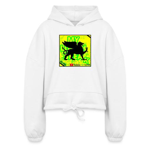 MLB LOGO 0624 - Women’s Cropped Hoodie