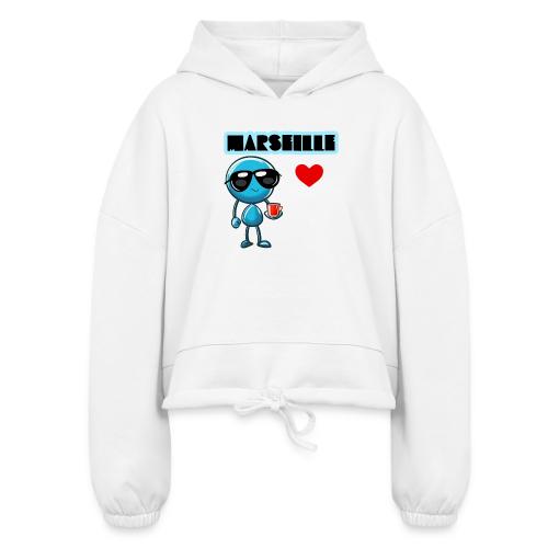 Smoon City_Marseille - Women’s Cropped Hoodie