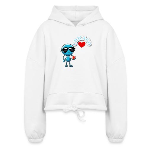 Smoon City_Chicago - Women’s Cropped Hoodie