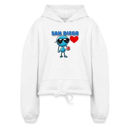 Smoon City_San Diego - Women’s Cropped Hoodie