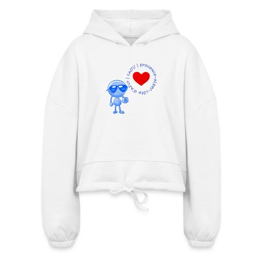 Smoon City_Cassis Provence Alpes Côte d Azur - Women’s Cropped Hoodie
