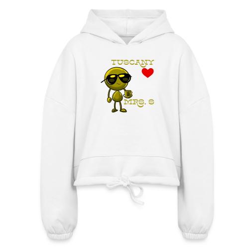 Smoon City_Tuscany Mrs. S - Women’s Cropped Hoodie