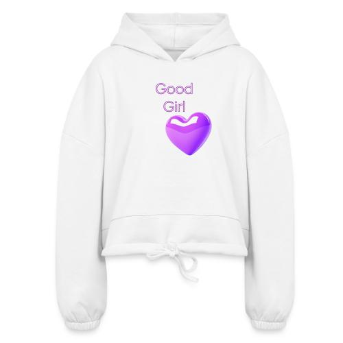 Smoon City_Good Girl - Women’s Cropped Hoodie