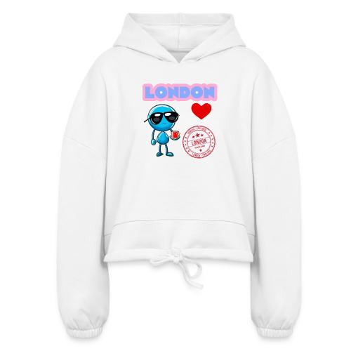 Smoon City_London - Women’s Cropped Hoodie