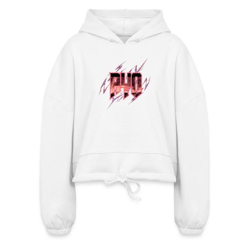 Ayo's Red - Women’s Cropped Hoodie