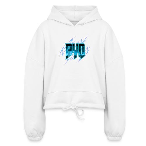 Ayo's Light Blue - Women’s Cropped Hoodie